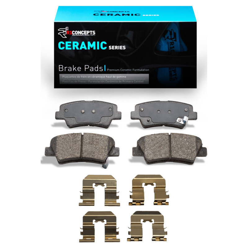 Hyundai Sonata Brake Pads - Rear - R1 Concepts - R1 Ceramic - `07-`13